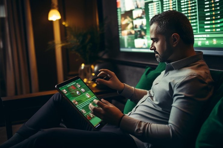 Antarmuka platform kingdom357 menampilkan pasar sepak bola dan permainan kasino